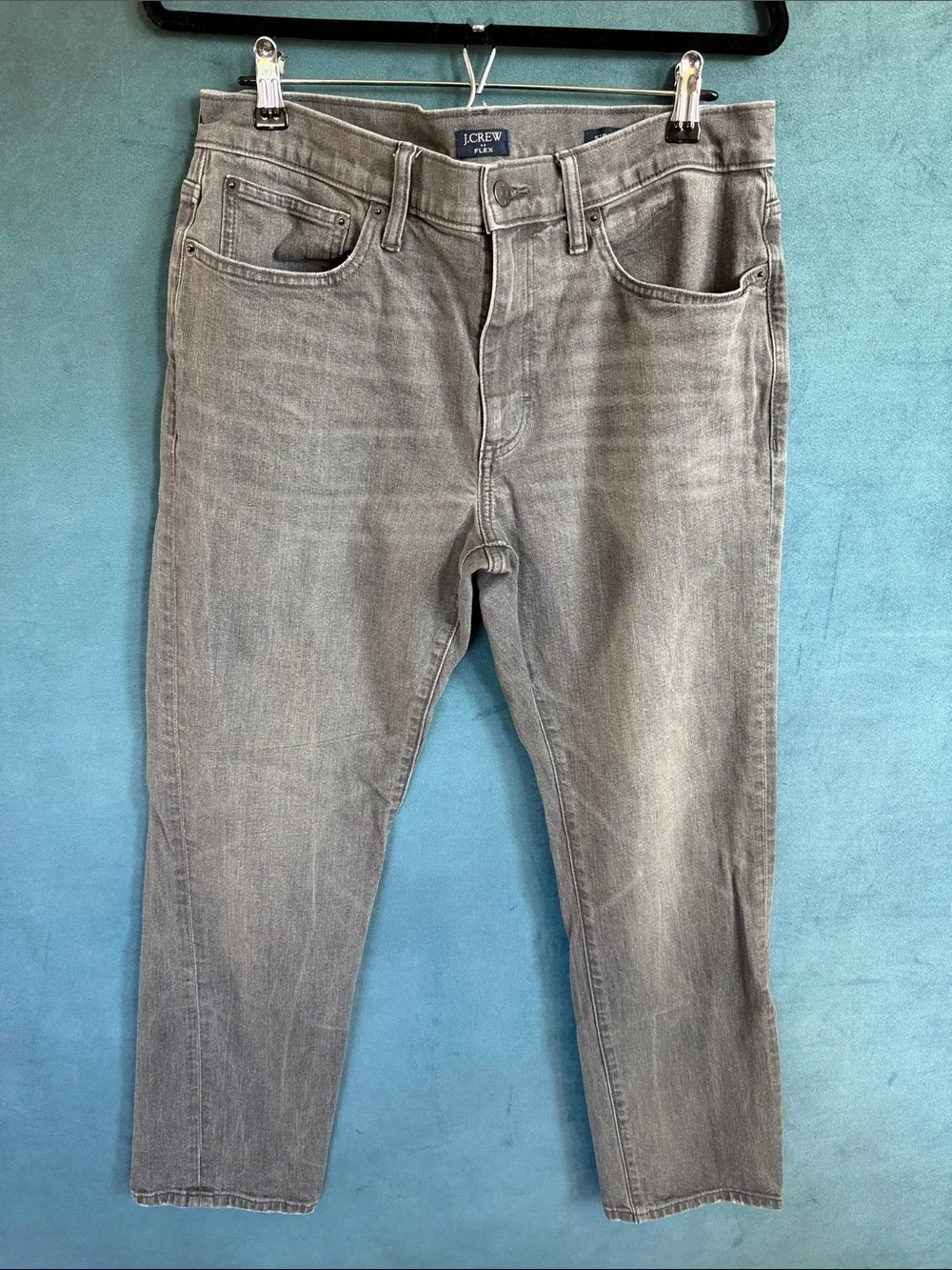 J. Crew Men’s Gray Straight Jeans